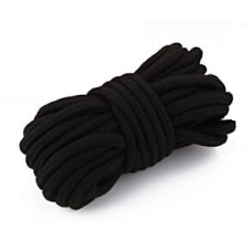 Веревка для связывания бондажа черная SKN-C076 длина 10 метров