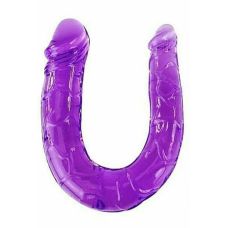 Подвійний фалоімітатор фіолетовий SKN-DB003