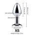 Анальная пробка металлическая с меховым красным хвостом размер XS SKN-L01 Анальная пробка металлическая с меховым красным хвостом размер XS SKN-L01