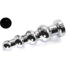 Рифлена анальна пробка з кристалом SKN-MS106 (довжина 12,9 см, діаметр 3,8 см, Вага 181 гр.