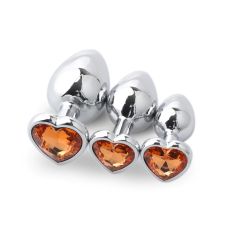 Комплект анальних пробок з кристалом SKN-NMS01 розмір S, M, L