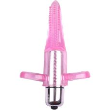 Вібратор на палець для стимуляції клітора рожевого кольору SKN