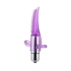 Вибратор на палец для стимуляции клитора фиолетового цвета SKN