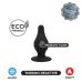 Анальная пробка термореактивная конической формы черная Silexd Plug Model 2 размер M Анальная пробка термореактивная конической формы черная Silexd Plug Model 2 размер M
