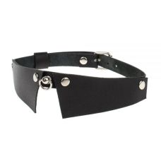 Нашийник Шкіряний для БДСМ Strict Style Smooth чорний