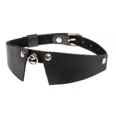 Нашийник Шкіряний для БДСМ Strict Style чорний