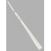 Флогер, многохвостая гладкая плеть из кожи белая S&M Fancy Leather SL280122 Флогер, многохвостая гладкая плеть из кожи белая S&M Fancy Leather SL280122
