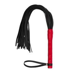 Флогер, багатохвоста гладка батіг Premium Leather Flogger Red