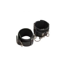 Кайдани для фіксації рук зі шкіри чорні Leather Dominant Hand Cuffs