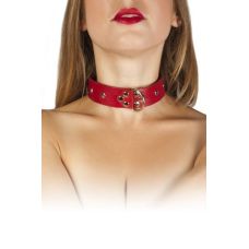 Нашийник БДСМ Шкіряний червоний dominant Collar