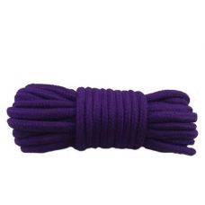 Бондажная веревка для шибари фиолетовая БДСМ длина 10 метров BONDAGE ROPE