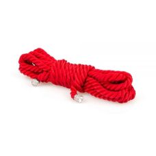 Веревка для связывания тела красная БДСМ длина 3 метра sLash