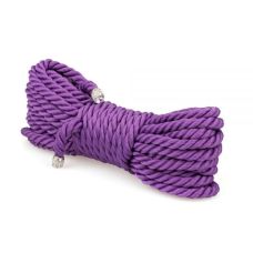 Веревка для шибари бондажная фиолетовая БДСМ длина 10 метров sLash