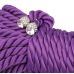Веревка для шибари бондажная фиолетовая БДСМ длина 10 метров sLash Веревка для шибари бондажная фиолетовая БДСМ длина 10 метров sLash