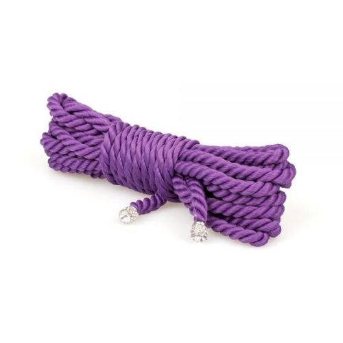 Веревка для шибари фиолетовая БДСМ длина 5 метров