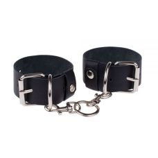 Оковы для рук черные гладкие кожаные sLash Bold Desires