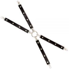 Перехресний фіксатор рук і ніг для БДСМ Чорний
