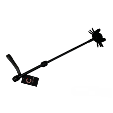 Стек Котик БДСМ из натуральной кожи черного цвета Candy Hero модель KT1/55