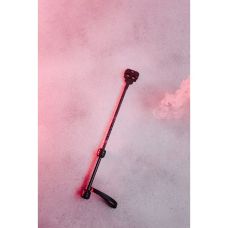 Стек с черепом БДСМ натуральная кожа черный Candy Hero длина 550 мм