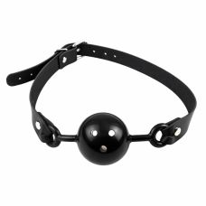 Кляп кулька в рот з чорним ремінцем DS Fetish