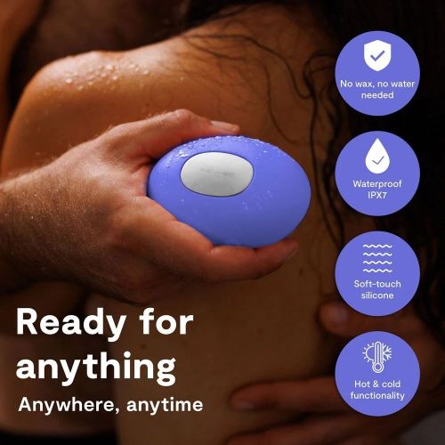 Кліторальний вібратор и для сосков з функцією нагрівання та охолодження синій We-Vibe Temp Lavender