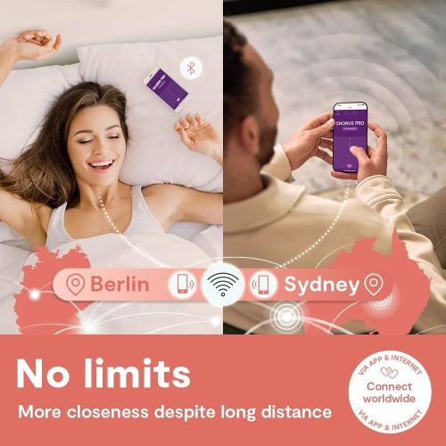 Смарт вибратор для пар с пультом и приложением розовый We-Vibe Chorus Pro Electric