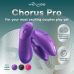 Смарт вибратор для пар с пультом и приложением фиолетовый We-Vibe Chorus Pro Electric