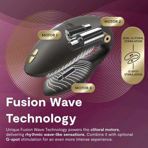 Смарт вибратор для пар с пультом и приложением черный We-Vibe Chorus Pro Electric