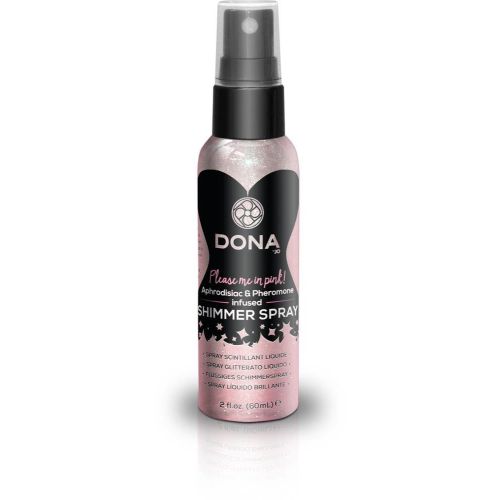 Спрей для тела с блестками DONA Shimmer Spray Pink (60 мл)
