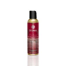 Массажное масло со вкусом клубничного суфле DONA Kissable Massage Oil 125 мл