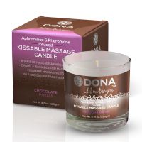 Массажная свеча с запахом шоколадного мусса DONA Kissable Massage Candle 125 мл