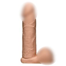 Фаллоимитатор 18,5 см/5 см мягкий реалистичный Doc Johnson Vac-U-Lock - 8 Inch Ultraskyn Cock White