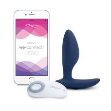 Анальна смарт вібропробка з пультом ДК синього кольору We Vibe Ditto Moonlight Blue