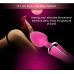 Массажер в виде микрофона двухсторонний для интимных мест Leten AV 1+1 Pink