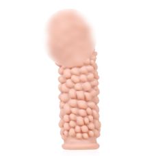 Насадка на член с пупырышками телесного цвета Kokos Extreme Sleeve ES.08 размер M