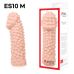Насадка на член із стимулюючим рельєфом тілесного кольору Kokos Extreme Sleeve ES.10 розмір M