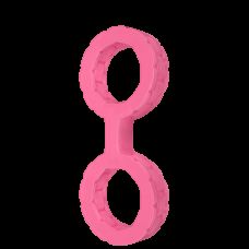 Наручники силиконовые розовые Doc Johnson The Cuffs Small