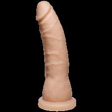 Фалоімітатор 18,5 см/4,4 см реалістичний силіконовий Doc Johnson Platinum TRUSKYN-the Tru Ride Slim 7 Inch