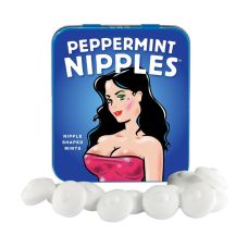 Конфеты мятные в виде сосков Peppermint Nipples без сахара (45 гр)
