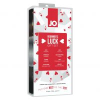 Подарочный набор для секса СЕМ СМАЗОК и массажный гель System JO Beginner’s Luck - Gift Set (8 x 10 мл) (Систем Джо)