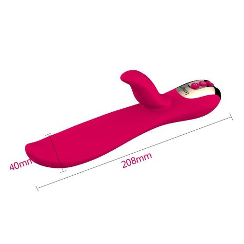Волновой вагинальный вибратор со стимуляцией клитора с подогревом Leten Tongue Wave Vibrator 10 режимов стимуляции