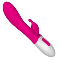 Вибратор вагинальный со стимуляцией клитора  Leten Female Vibrator (AAA 3.0V) с подогревом