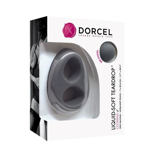 Эрекционное кольцо двойное- мужская сила и продление полового акта Dorcel Liquid-Soft Teardrop