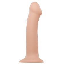 Фалоімітатор силіконовий на присоску Strap-On-Me Dual Density Dildo Flesh L