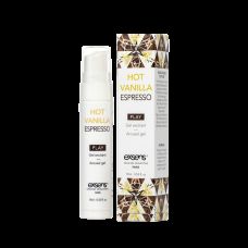 Стимулирующий съедобный гель для клитора и точки G EXSENS Kissable Hot Vanilla Espresso Ванильный эспрессо 15мл