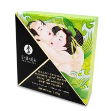 Лечебная соль для ванны с ароматом цветов Лотоса Shunga Moonlight Bath - Lotus Flower (75 гр) Шунга