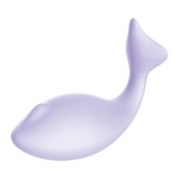 Вибратор-яйцо СМАРТ силиконовое для тренировки интимных мышц Leten Fish Baby Purple с голосовым управлением