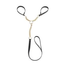 Наручники зі знімним повідцем ремені і ланцюжок Indiscrets MAZE-T-Restraints Black