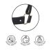 Чокер БДСМ під шкіру Bijoux Indiscrets MAZE-Tassel Chocker Black Чокер БДСМ під шкіру Bijoux Indiscrets MAZE-Tassel Chocker Black