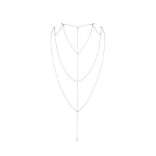 Украшение сексуальное для спины и декольте Bijoux Indiscrets Magnifique Back and Cleavage Chain - Silver Серебро